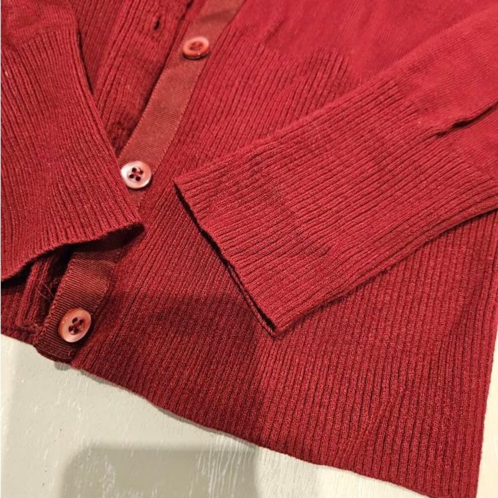 Maroon Dress cardigan